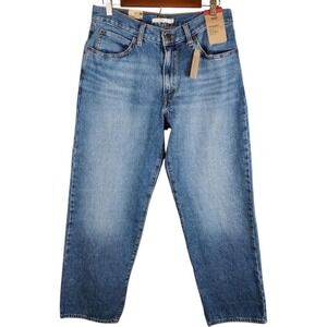 Levi's 94 Baggy Jeans Womens 30x31 Blue Medium Wash Mid Rise Loose Straight Leg